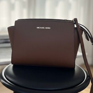 Michael Kors Chocolate Brown Crossbody Bag